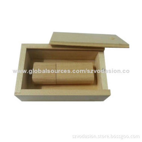 Best Gift Wood USB Flash Drive, Customized Logo Printing is Accepted